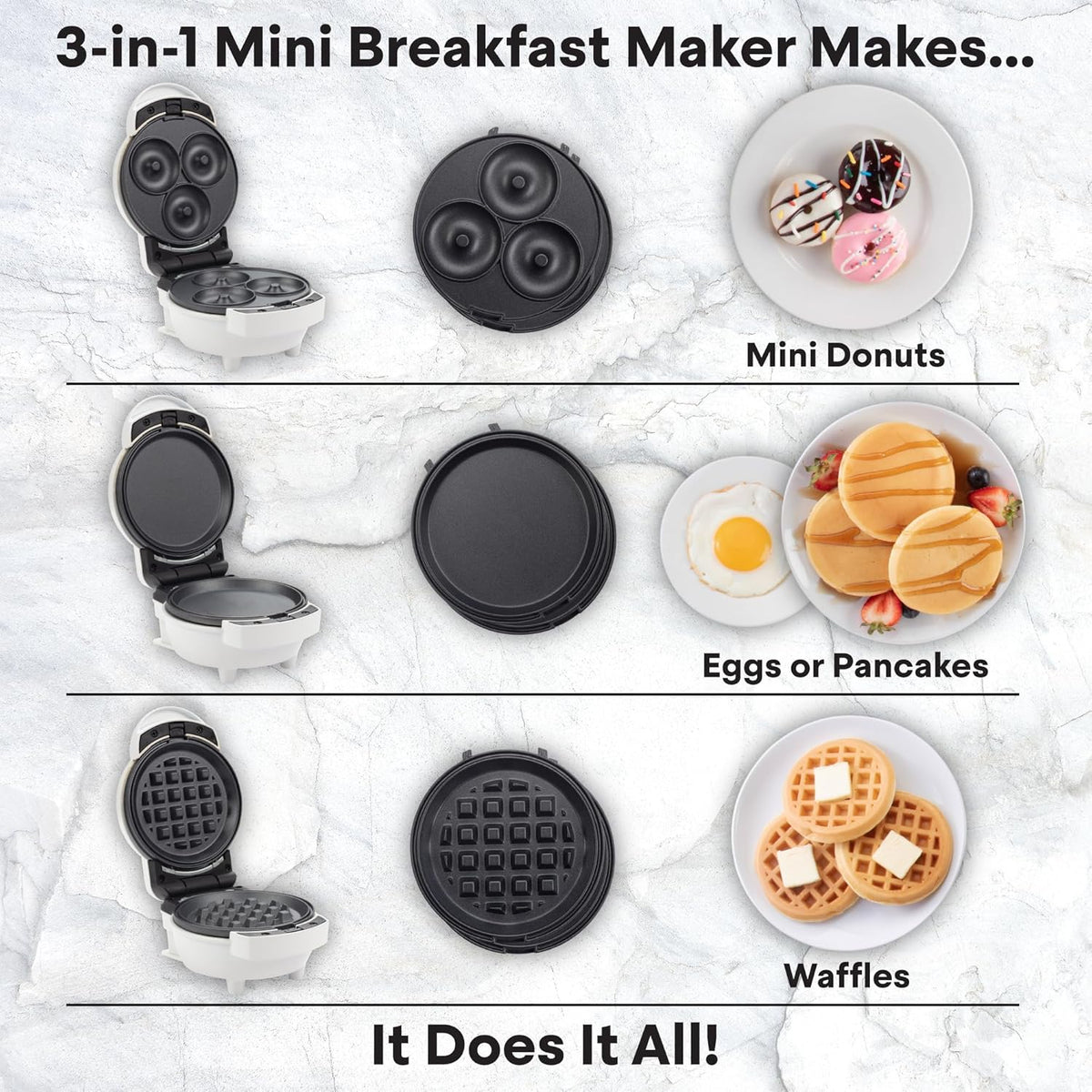 Electric 3-in-1 Mini Bites Maker