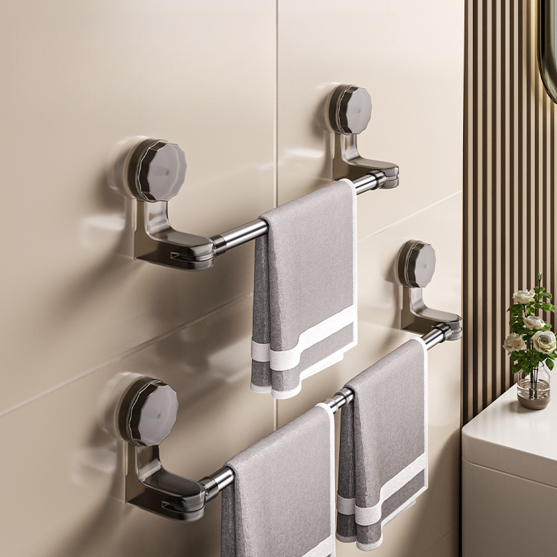Suction Cup Telescopic Towel Holder