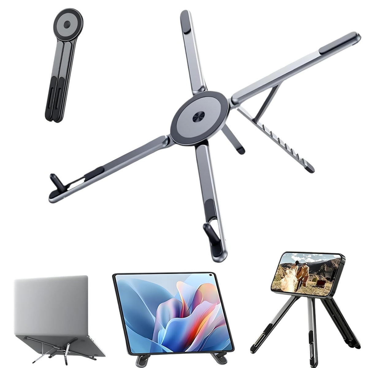 Folding Adjustable ABS Material Laptop Stand