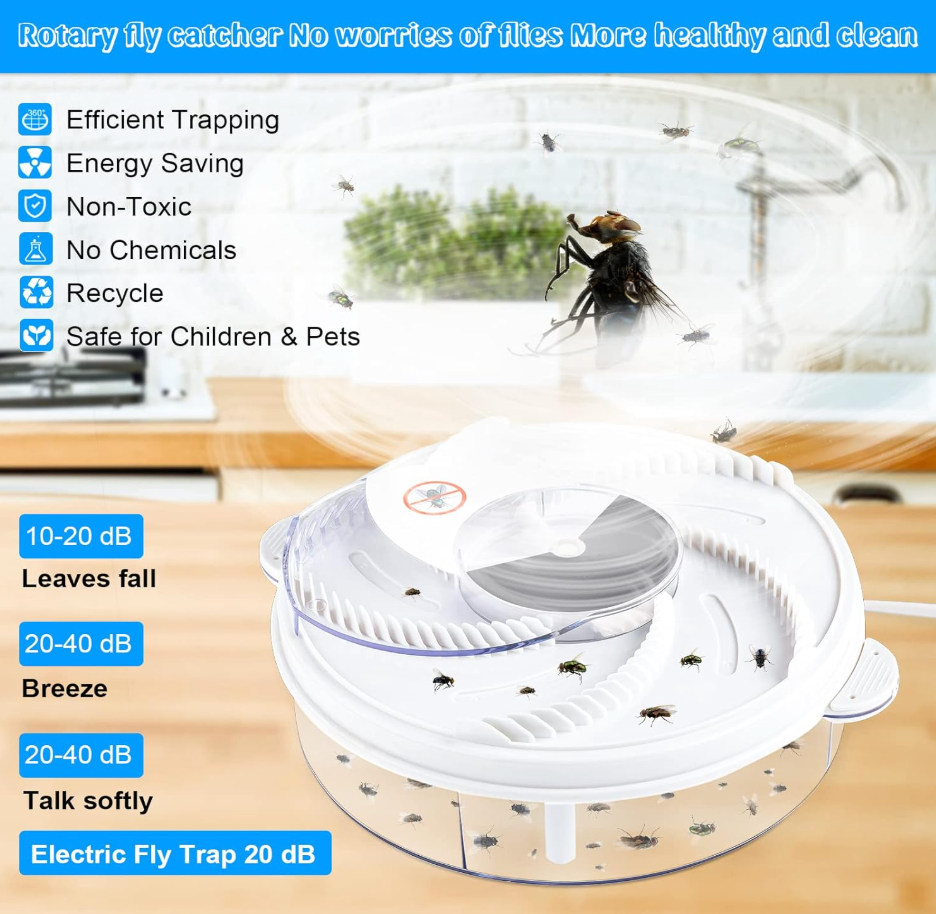 Electric Rotating Fly Catcher