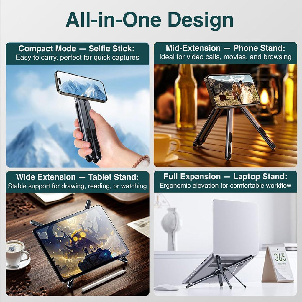 Folding Adjustable ABS Material Laptop Stand