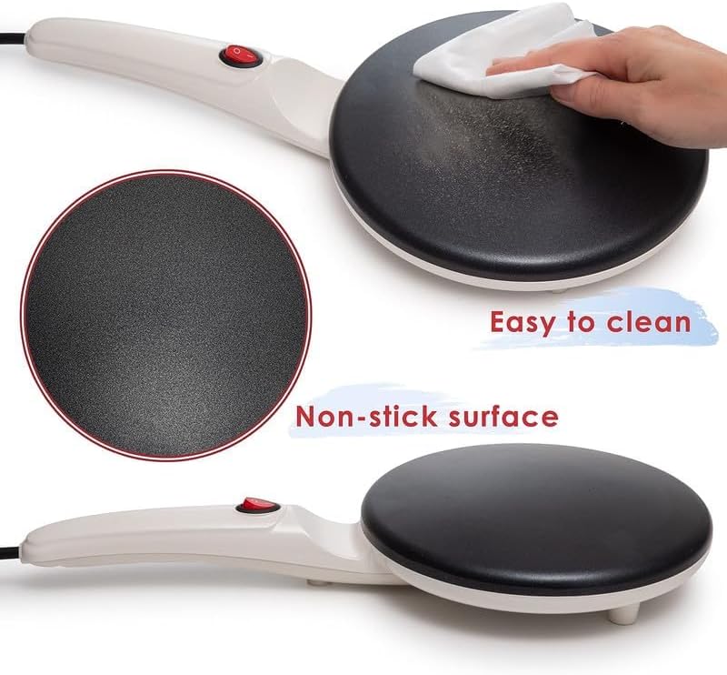 Electric Pancake Maker with Non-Stick Coating