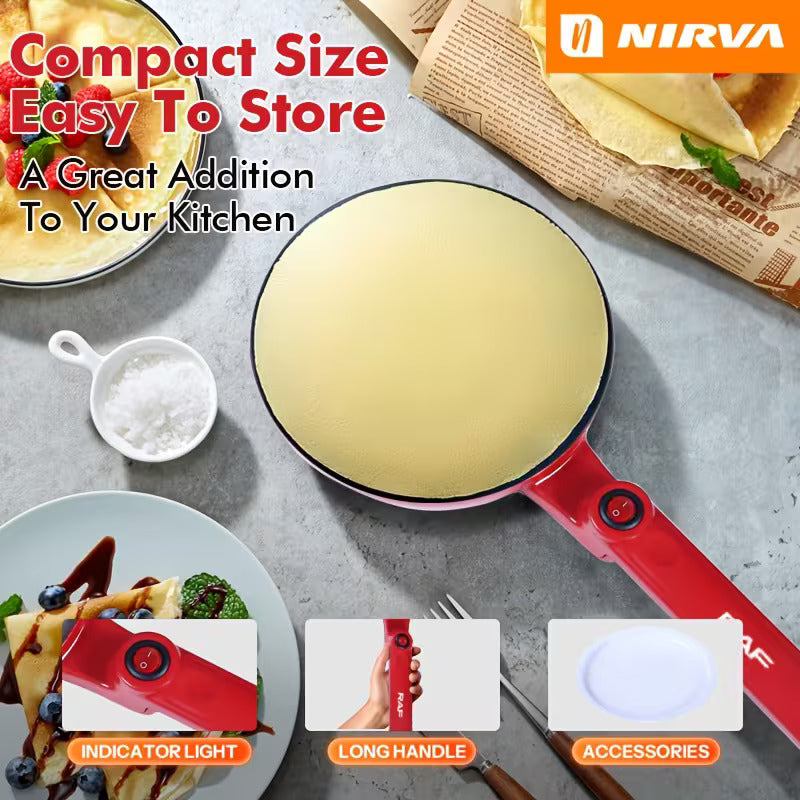 Electric Pancake Maker with Non-Stick Coating
