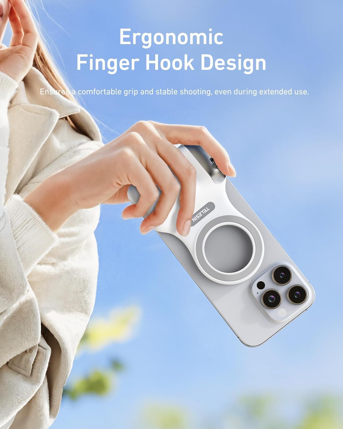 Smart Wireless Magnetic Phone Camera Grip