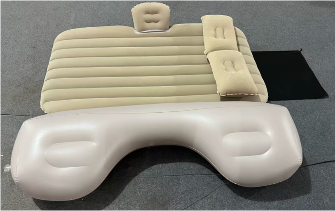 Inflatable Car Air Mattress with Rechargeable Pump
